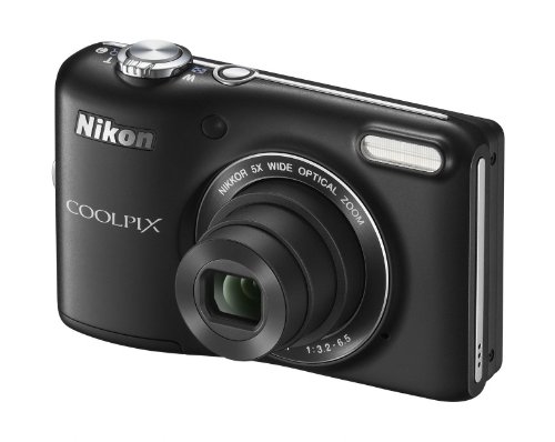 Nikon COOLPIX L28 20.1 MP Digital Camera with 5x Zoom Lens and 3" LCD (Black) (OLD MODEL)