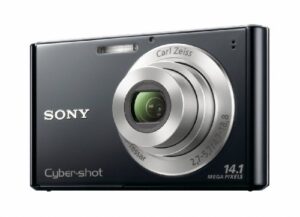 sony dsc-w330 14.1mp digital camera with 4x wide angle zoom with digital steady shot image stabilization and 3.0 inch lcd (black)