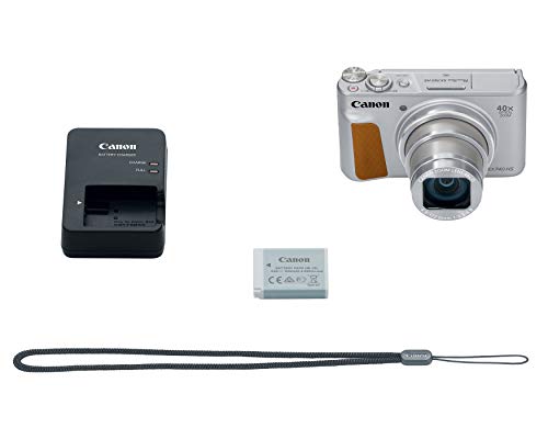 Canon PowerShot SX740 Digital Camera w/40x Optical Zoom & 3 Inch Tilt LCD - 4K Video, Wi-Fi, NFC, Bluetooth Enabled (Silver) (Renewed)