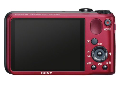 Sony Cyber-shot DSC-HX10V 18.2 MP Exmor R CMOS Digital Camera with 16x Optical Zoom and 3.0-inch LCD (Red) (2012 Model)