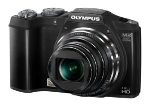 olympus sz-31mr 16mp cmos camera with 24x wide-angle zoom and 3-inch 920k hi-res lcd touch panel (black) (old model)