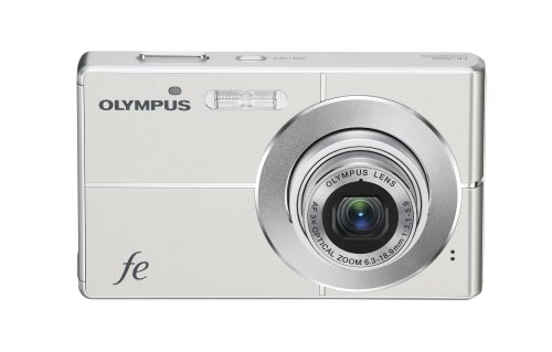 Olympus FE-3000 10MP Digital Camera with 3x Optical Zoom and 2.7 Inch LCD (Titanium)