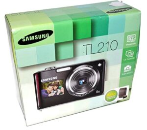 samsung tl210 dualview 12.4 mp digital camera with 5x optical zoom (red)