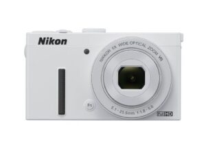 nikon coolpix p340 12.2 mp wi-fi cmos digital camera with 5x zoom nikkor lens and full hd 1080p video (white)