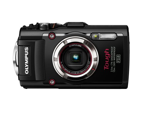 Olympus TG-3 Waterproof 16 MP Digital Camera (Black) - International Version (No Warranty)