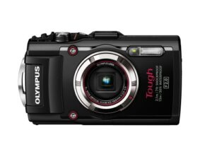 olympus tg-3 waterproof 16 mp digital camera (black) – international version (no warranty)