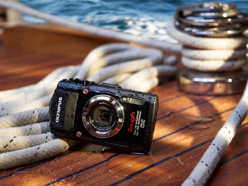 Olympus TG-3 Waterproof 16 MP Digital Camera (Black) - International Version (No Warranty)