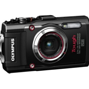 Olympus TG-3 Waterproof 16 MP Digital Camera (Black) - International Version (No Warranty)