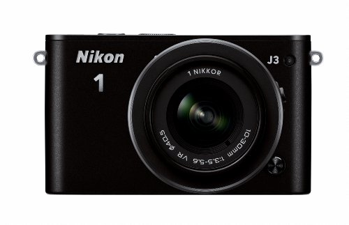 Nikon 1 J3 14.2 MP HD Digital Camera with 10-100mm VR 1 NIKKOR Lens (Black)