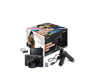 sony rx100m3 video creator kit with shooting grip, media card & extra battery