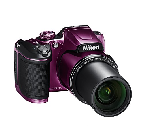 Nikon COOLPIX B500 16MP 40x Optical Zoom Digital Camera with Built-in Wi-Fi - (Plum) - (International Version)