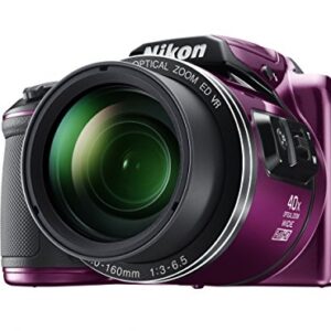 Nikon COOLPIX B500 16MP 40x Optical Zoom Digital Camera with Built-in Wi-Fi - (Plum) - (International Version)