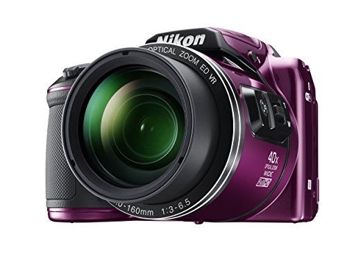 Nikon COOLPIX B500 16MP 40x Optical Zoom Digital Camera with Built-in Wi-Fi - (Plum) - (International Version)