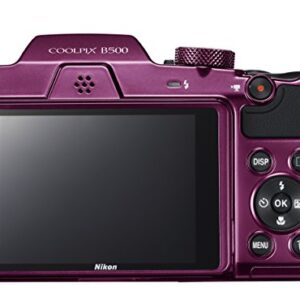 Nikon COOLPIX B500 16MP 40x Optical Zoom Digital Camera with Built-in Wi-Fi - (Plum) - (International Version)