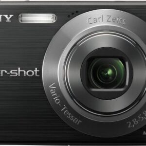 Sony Cybershot DSCW120/B 7.2MP Digital Camera with 4x Optical Zoom with Super Steady Shot (Black)