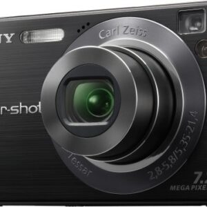 Sony Cybershot DSCW120/B 7.2MP Digital Camera with 4x Optical Zoom with Super Steady Shot (Black)