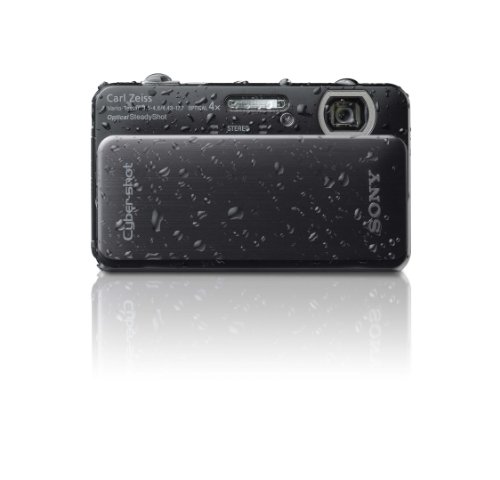 Sony Cyber-shot DSC-TX20 16.2 MP Exmor R CMOS Digital Camera with 4x Optical Zoom and 3.0-inch LCD (Black) (2012 Model)