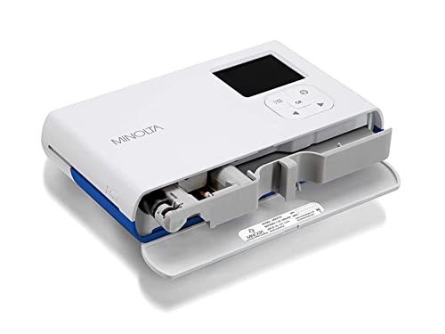 Minolta Instapix Print Digital Camera with Printer (Blue) + Cartridge + Basic Accessory Bundle