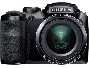Fujifilm - FinePix S4830 16.0-Megapixel Digital Camera - Black (Bundle)