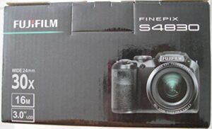 fujifilm – finepix s4830 16.0-megapixel digital camera – black (bundle)
