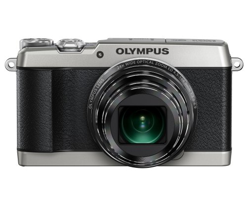 Olympus SH-1 16 MP Digital Camera (Silver) - International Version (No Warranty)