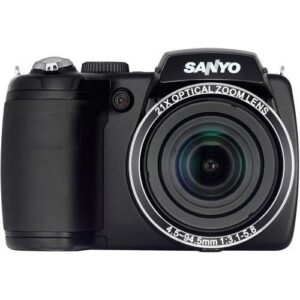 sanyo vpc-e2100bk 14mp digital camera, 14mp, 21x zoom (25mm wide), 3 (460k) lcd, ccd sensor shift image stabilization, 720p hd v