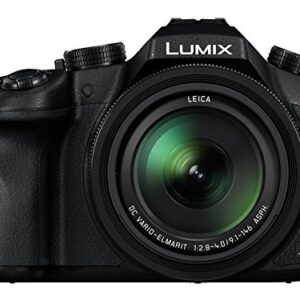 Panasonic LUMIX DMC-FZ1000 20.1MP 4K Point and Shoot Digital Camera w/ 16X Zoom Leica Lens, Built-in Wi-Fi and NFC - Black (US Model)