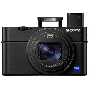 Sony Cyber-Shot DSC-RX100M6 RX100 VI Mark 6 20.2 MP 4K Compact Digital Camera with F2.8 - F4.5 Zeiss 24-200mm Lens with Triple Battery Deco Gear Field Bag Case Memory Card Travel Bundle