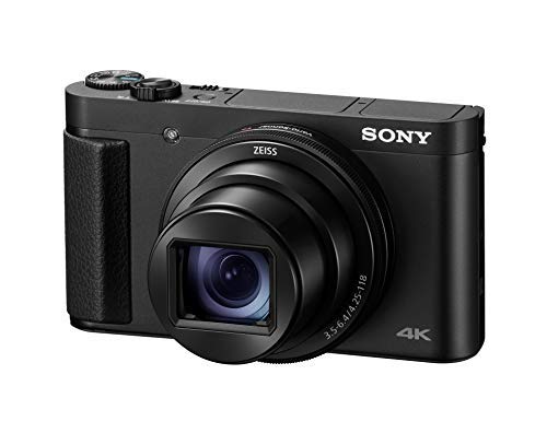 Sony DSC-HX99 Compact Digital 18.2 MP Camera with 24-720 mm Zoom, 4K and Touchpad – Black (Renewed)