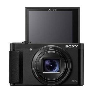 Sony DSC-HX99 Compact Digital 18.2 MP Camera with 24-720 mm Zoom, 4K and Touchpad – Black (Renewed)