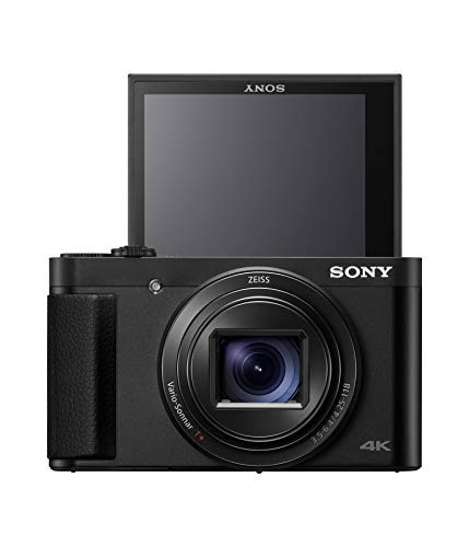 Sony DSC-HX99 Compact Digital 18.2 MP Camera with 24-720 mm Zoom, 4K and Touchpad – Black (Renewed)