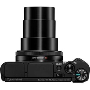 Sony DSC-HX99 Compact Digital 18.2 MP Camera with 24-720 mm Zoom, 4K and Touchpad – Black (Renewed)