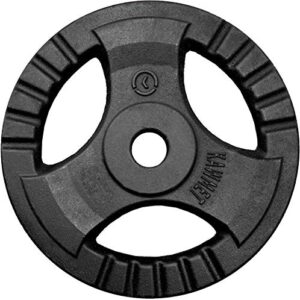 younion cast iron weight plate disk wheel tri-grip kawmet 30,5mm – 1.25kg 2.5kg 5kg 10kg 20kg