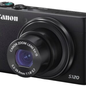 Canon digital camera PowerShot S120 (black) F value 1.8 24 mm wide-angle 5 x optical zoom PSS120 (BK) - International Version (No Warranty)