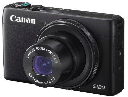 Canon digital camera PowerShot S120 (black) F value 1.8 24 mm wide-angle 5 x optical zoom PSS120 (BK) - International Version (No Warranty)