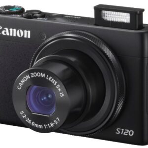 Canon digital camera PowerShot S120 (black) F value 1.8 24 mm wide-angle 5 x optical zoom PSS120 (BK) - International Version (No Warranty)