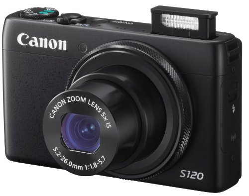 Canon digital camera PowerShot S120 (black) F value 1.8 24 mm wide-angle 5 x optical zoom PSS120 (BK) - International Version (No Warranty)