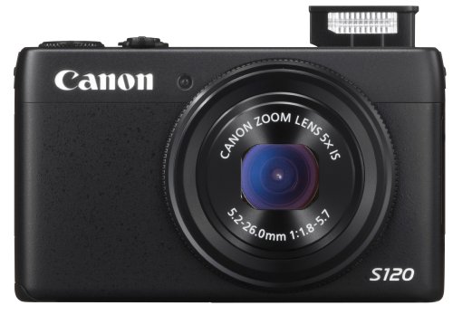 Canon digital camera PowerShot S120 (black) F value 1.8 24 mm wide-angle 5 x optical zoom PSS120 (BK) - International Version (No Warranty)