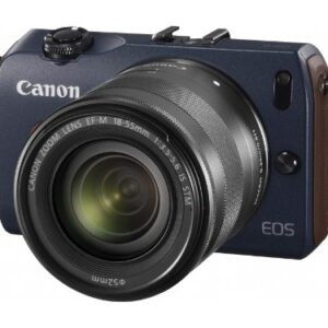 Canon mirrorless interchangeable lens camera EOS M double lens kit EF-M18-55mm F3.5-5.6 IS STM/EF-M22mm F2 STM included Beiburu EOSMBL-WLK - International Version (No Warranty)