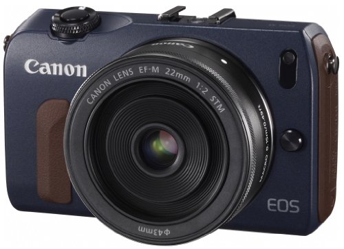 Canon mirrorless interchangeable lens camera EOS M double lens kit EF-M18-55mm F3.5-5.6 IS STM/EF-M22mm F2 STM included Beiburu EOSMBL-WLK - International Version (No Warranty)