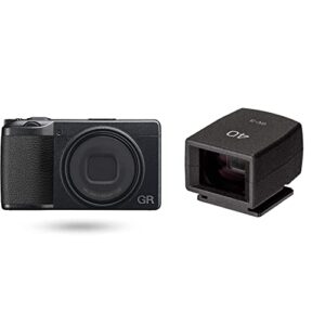 ricoh gr iiix with external mini finder.