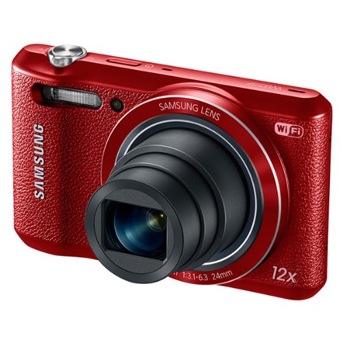 Samsung WB35F 16.2MP Smart WiFi & NFC Digital Camera with 12x Optical Zoom and 2.7" LCD (Red)