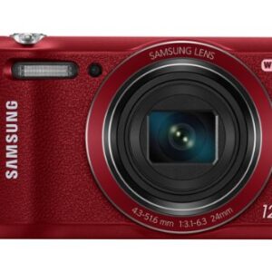 Samsung WB35F 16.2MP Smart WiFi & NFC Digital Camera with 12x Optical Zoom and 2.7" LCD (Red)