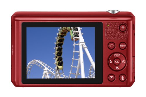 Samsung WB35F 16.2MP Smart WiFi & NFC Digital Camera with 12x Optical Zoom and 2.7" LCD (Red)