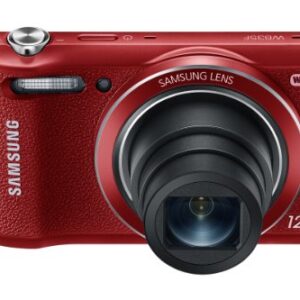 Samsung WB35F 16.2MP Smart WiFi & NFC Digital Camera with 12x Optical Zoom and 2.7" LCD (Red)