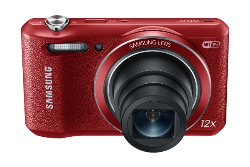 Samsung WB35F 16.2MP Smart WiFi & NFC Digital Camera with 12x Optical Zoom and 2.7" LCD (Red)