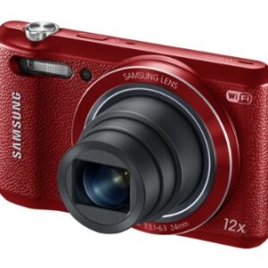 Samsung WB35F 16.2MP Smart WiFi & NFC Digital Camera with 12x Optical Zoom and 2.7" LCD (Red)