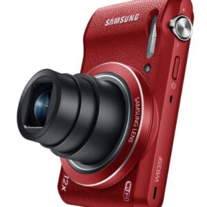 Samsung WB35F 16.2MP Smart WiFi & NFC Digital Camera with 12x Optical Zoom and 2.7" LCD (Red)