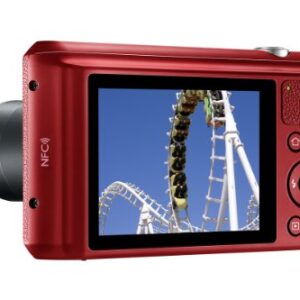 Samsung WB35F 16.2MP Smart WiFi & NFC Digital Camera with 12x Optical Zoom and 2.7" LCD (Red)