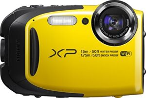 fujifilm finepix xp80 waterproof digital camera with 2.7-inch lcd (yellow)